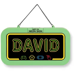 H&H NEON SCHILD DAVID
