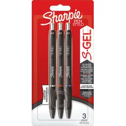 SHARPIE 2136596 - Sharpie S-Gel Gelroller, 0,7 mm, 3er Set