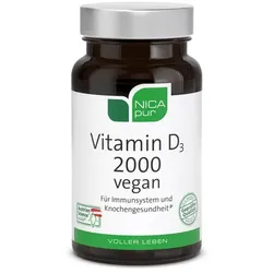 NICAPUR Vitamin D3 2000 vegan Kapseln 60 St