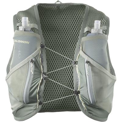 Trinkrucksack SALOMON "ACTIVE SKIN 12" Gr. XL, grün, Rucksäcke, XL, Polyamid, Rucksack / Laufweste Inkl. Soft Flask