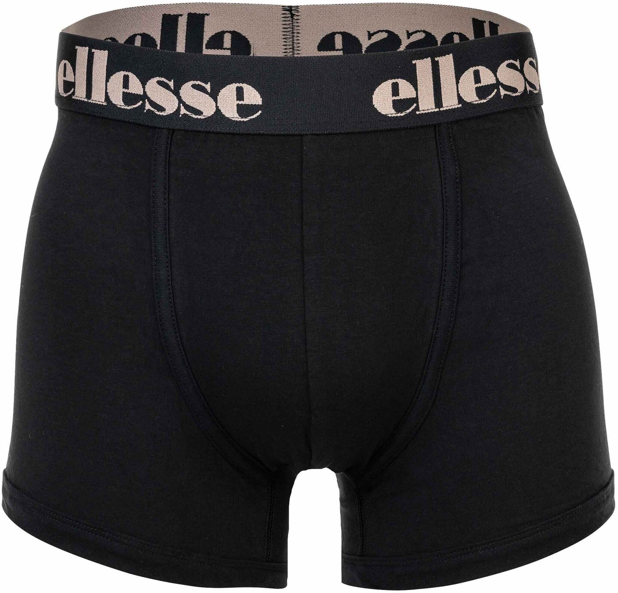 Boxershorts ELLESSE "Boxershort YEMA 7 Pack Boxer Shorts 7er Pack", Herren, Gr. S, bunt (schwarz, mulit3), Obermaterial: 95% Baumwolle CO. 5% Elasthan EL., Unterhosen Boxershorts