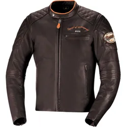 IXS Eliott, Lederjacke - Braun/Orange - 50