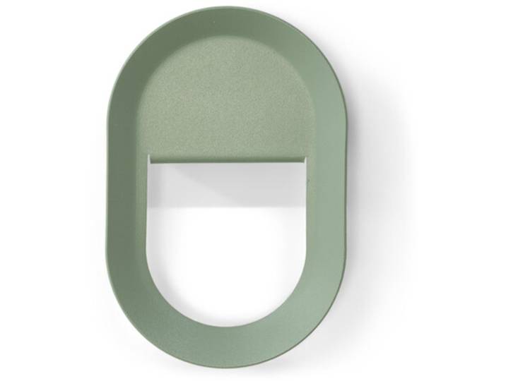 Spinder Design Haken Manta dusty green Stahl H 15.3 cm 1
