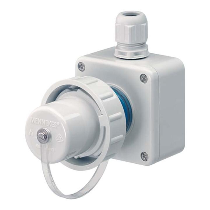 Mennekes Schuko-Wandgeräte-Stecker 16A,2p+E,230V 10864)
