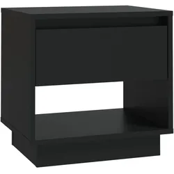 vidaXL Nachttisch Schwarz 45x34x44 cm Holzwerkstoff