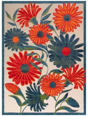 Nourison Aloha Indoor/Outdoor Floral Area Rug