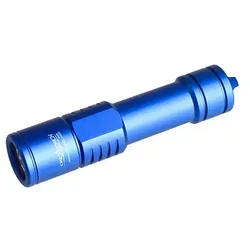 OrcaTorch - D520 - Tauchlampe Set mit Drehschalter, 2 Akkus, max. 1000 Lumen - Farbe: Blau
