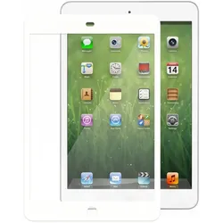 Moshi iVisor XT Bildschirmschutz für iPad mini/Retina/3 Weisser Rahmen (1 Stk., Apple iPad mini 2012, Apple iPad mini 2013, Apple iPad mini 2014, Apple iPad mini 2015), Tablet Schutzfolie