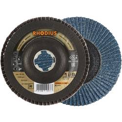 Rhodius 211392 LSZ F1 X-LOCK Fächerschleifscheibe Körnung (num) 40 Edelstahl, Stahl 10 St.