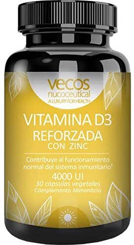 Vecos Nucoceutical s Vitamina D3 Zinc 30 caps
