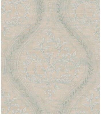 Seabrook Designs Krishna Ogee Unpasted Wallpaper