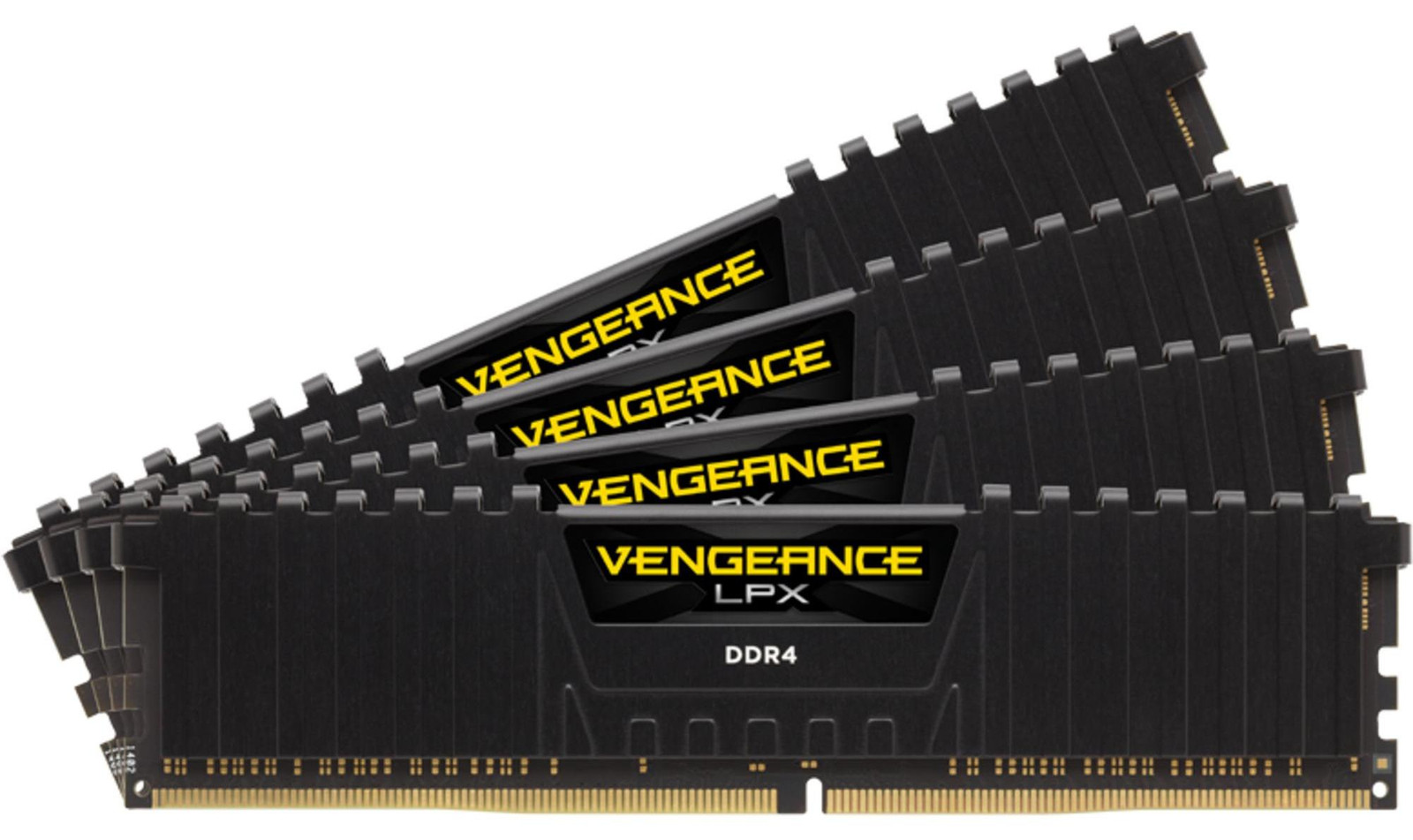 Corsair Vengeance LPX CMK64GX4M4E3200C16 DDR4-3200 RAM Quad-kit 64 GB Zwart