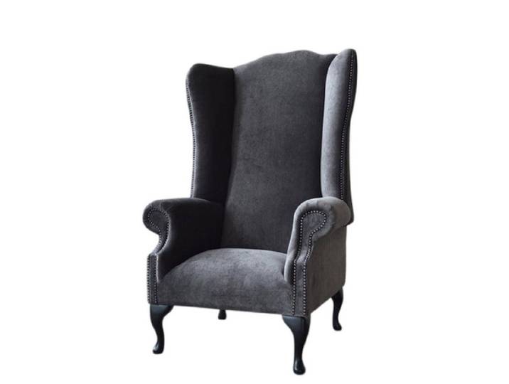 Xlmoebel Ohrensessel Chesterfield Ohrensessel aus Stoff für gemütliche Fernsehabende (Ohrensessel (1 Sitzer), Hergestellt in Europa