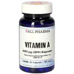 Vitamin A 800 μg GPH Kapseln 90 St