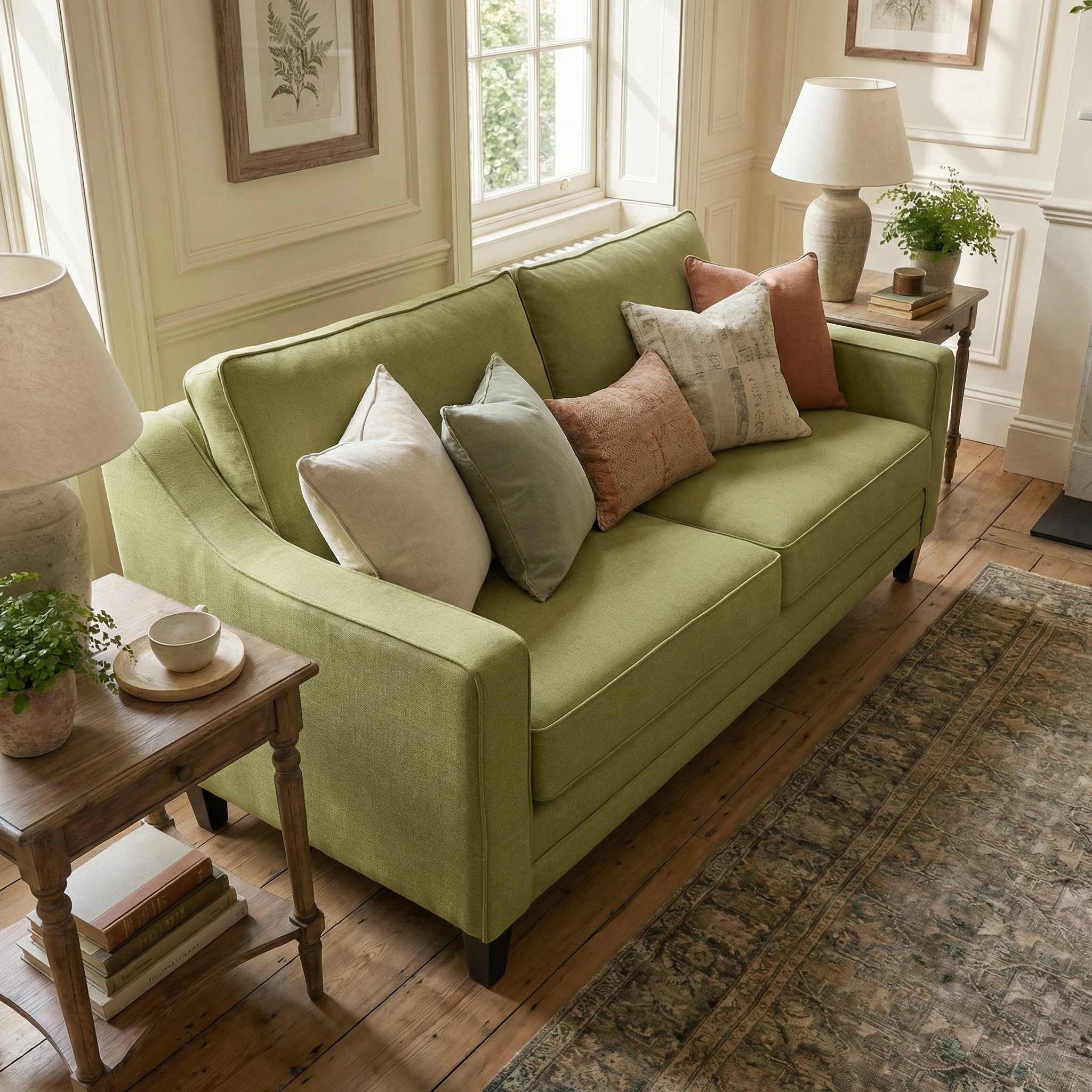 Sofa Style Wiltshire 2 Seat Sofa in Olive