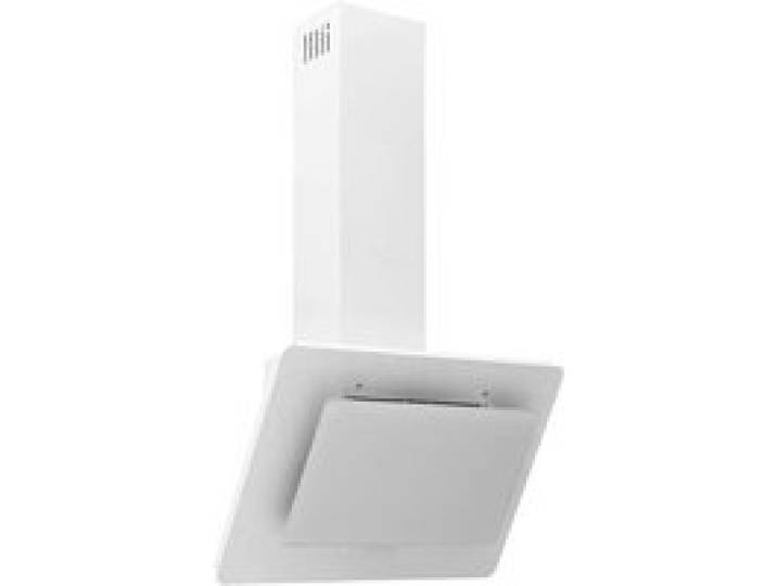 (Promotion octo)Hotte murale Hotte aspirante 60 cm Acier inoxydable et verre trempé Blanc 624244