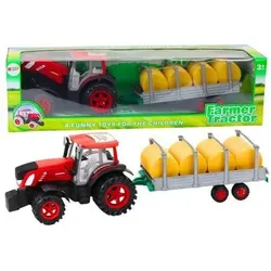 No Name Landwirtschaftlicher Traktor mit Anhänger und Heuballenantrieb
