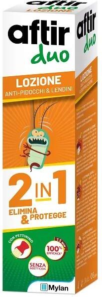 Aftir e PreAftir Aftir Duo Lozione Antipidocchi A Doppia Azione 100 ml
