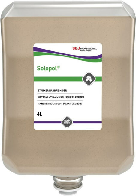 SOLOPOL Pâte de nettoyage des mains 4 l cartouche abrasif ASTOPON ; SC Johnson Professional (SOL4LTR)