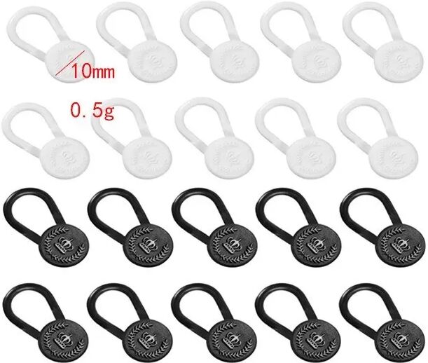 INF Ensemble d'extension de taille détachable - Boutons réglables sans couture en alliage de zinc pour jeans et pantalons