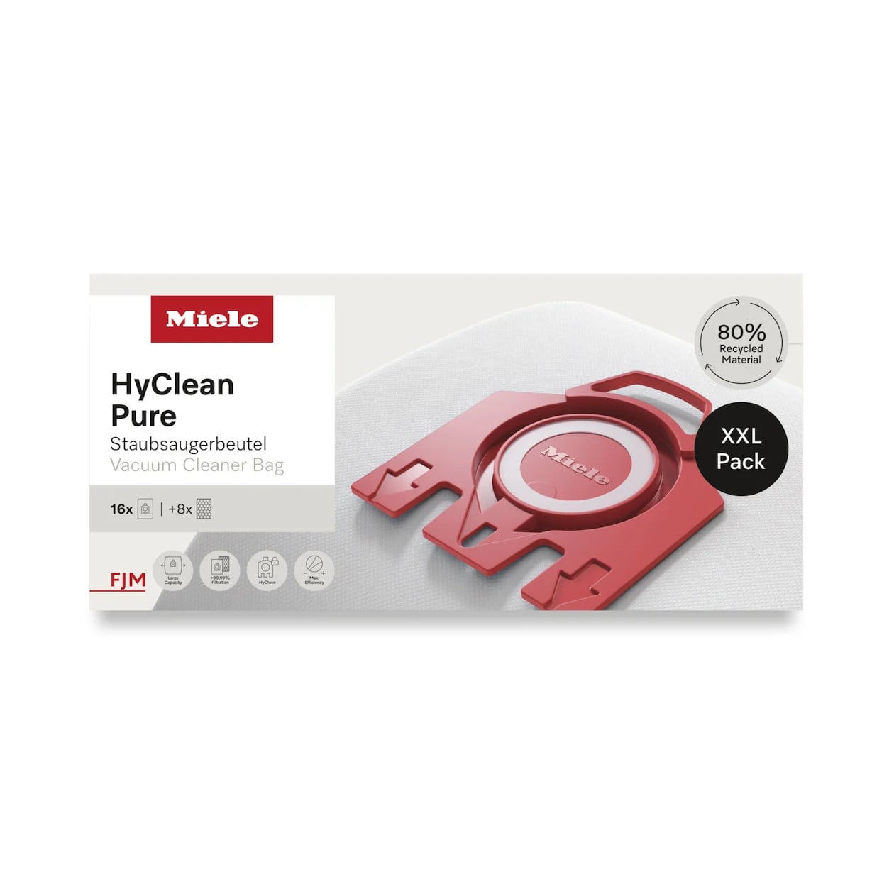 Miele XXL-Pack HyClean Pure FJM Stofzak wit