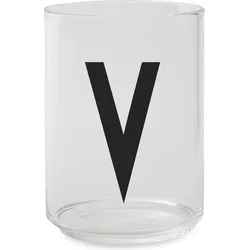 Aj Wasserglas Buchstabe V