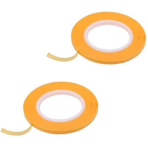 Fijne Lijn Tape - 2 Rollen 4mm Masking Tape voor Modellen & Decoratie