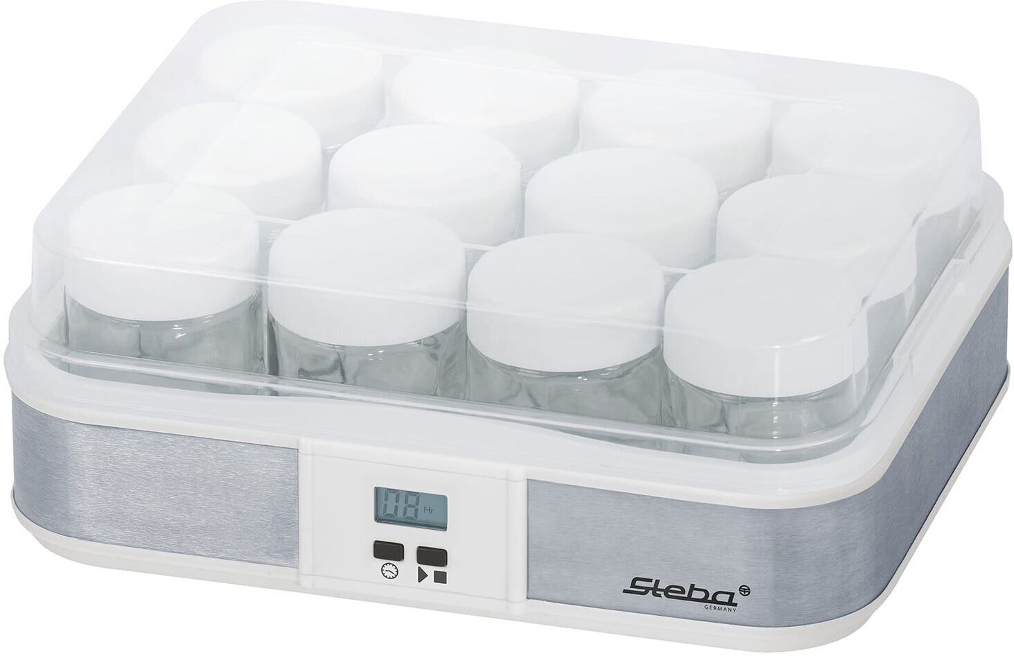 Steba JM 2 Joghurt-Maker   silber/weiß - Refurbished