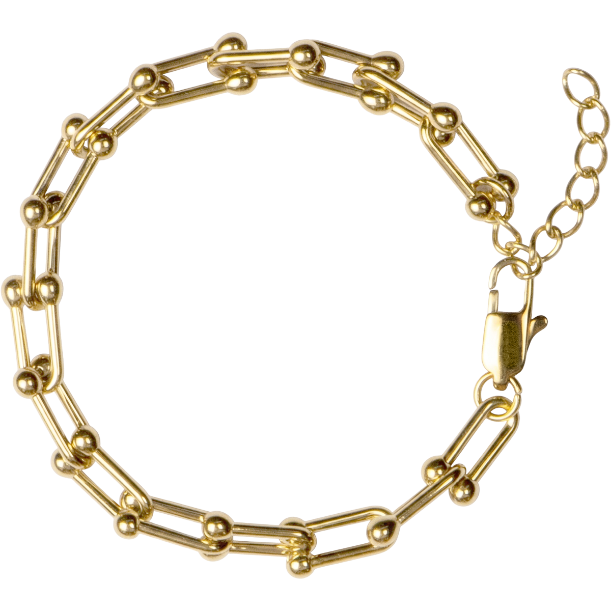 Jacques Lemans Armband Edelstahl vergoldet