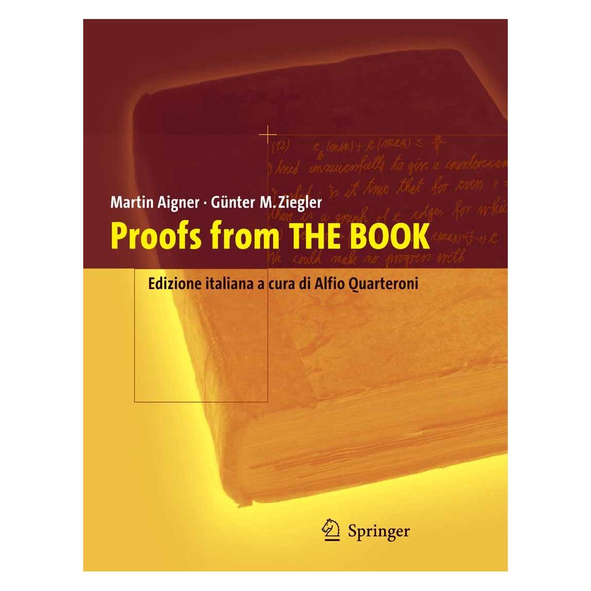 Springer Aigner:Proofs from the Book (Italienisch, Hardcover, Günter M. Ziegler, Martin Aigner) (9788847004351)