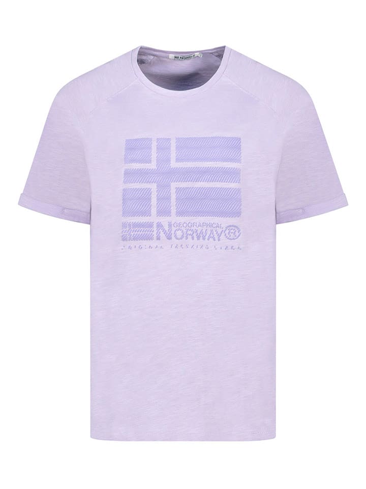 Geographical Norway Shirt in Lila - XL
