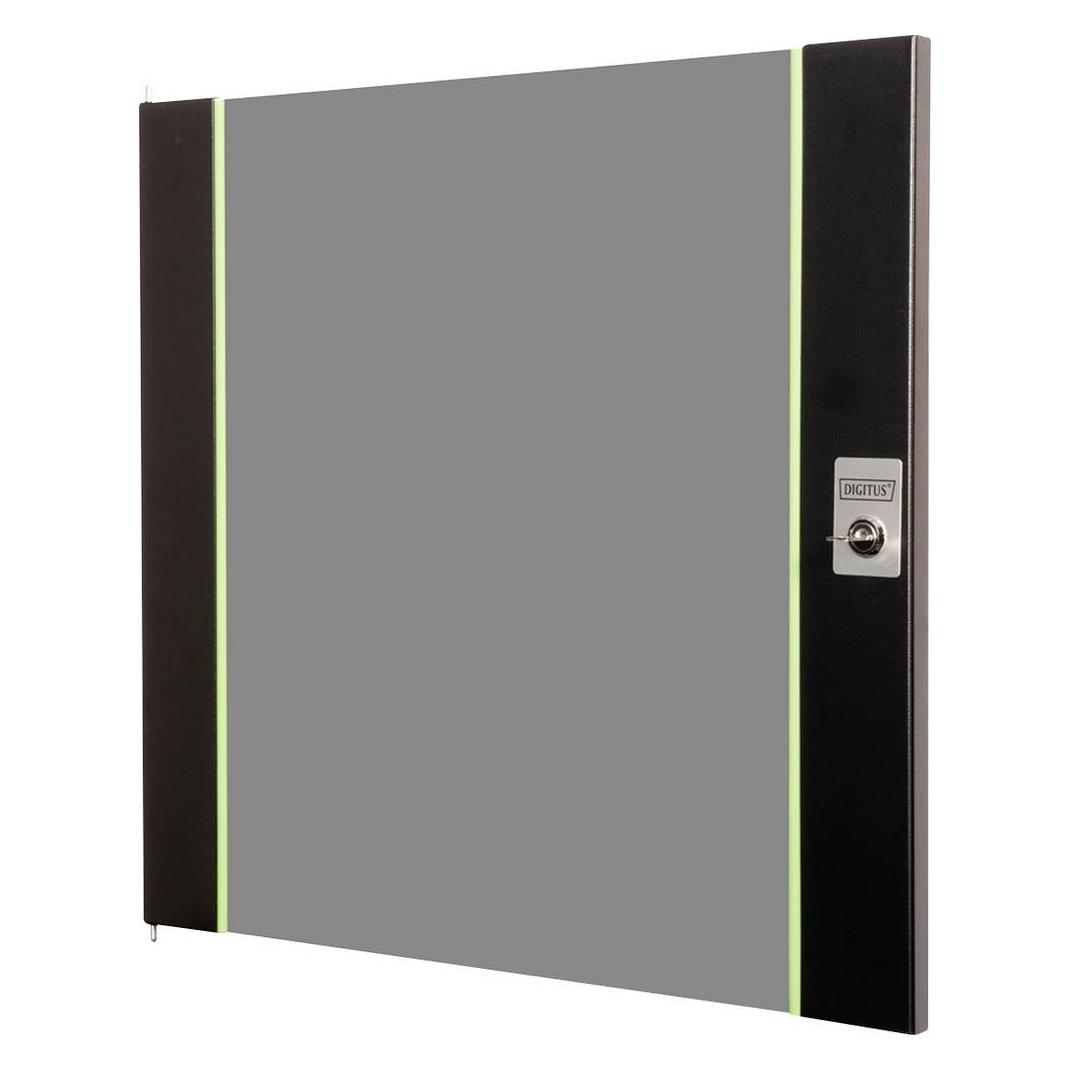 Digitus Glas-Fronttür für 19" 12HE UNIQUE Wandgehäuse Farbe Schwarz (RAL 9005) (DN-19 DOOR-12-U-SW)