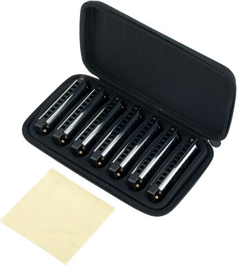 Thomann Rookie Blues Harmonica 7-SET Argent