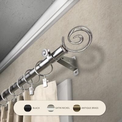 InStyleDesign Radial Adjustable Curtain Rod