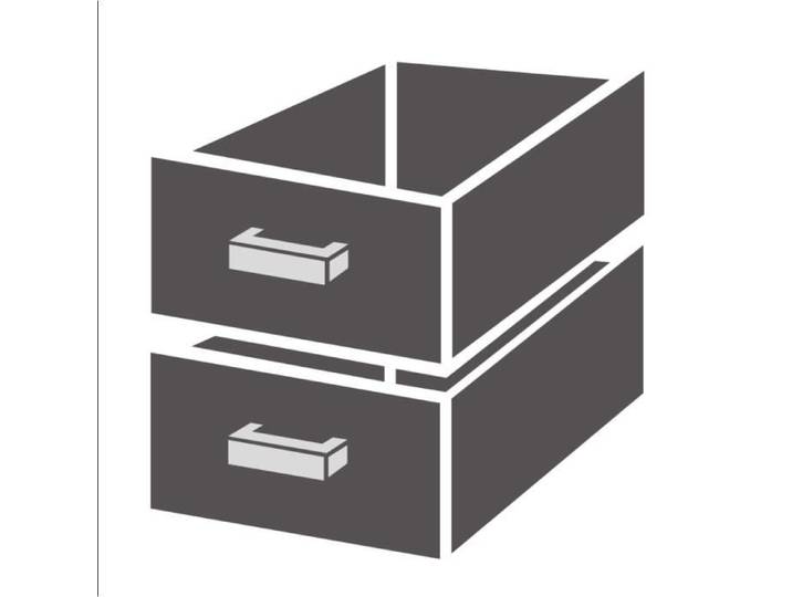 Bloc de tiroirs 1-2 - Combisteel - 74.890.522
