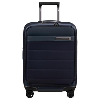 Hartschalen-Trolley SAMSONITE "NEOPOD 55/23 EXP", Gr. B/H/T: 40cm x 55cm x 23cm 41 l, blau (midnight blu), Polypropylen, Strukturmuster, Koffer, aus Polypropylen, mit praktischem Bodenfach