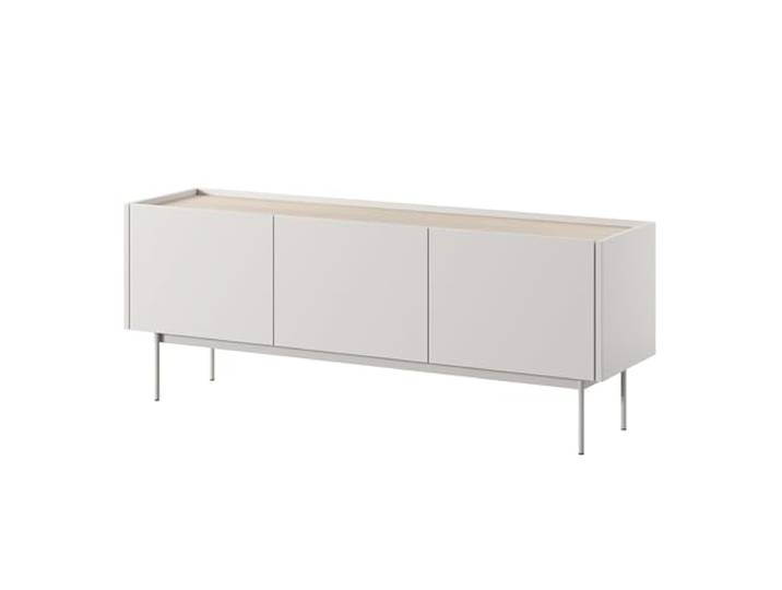 Komodee TV Schrank Kelowna Kaschmir/Eiche Linea 144x55x37 cm Kelowna TV Schrank - Kaschmir, Eiche Linea - 144 cm Breit, 55 cm Hoch, 37 cm Tief