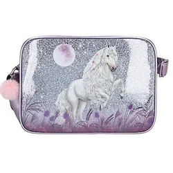 Depesche Miss Melody Umhängetasche Glitzer, Lila