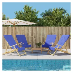 vidaXL, Strandtuch, Wavenen (4 Stück) (60 x 135 cm)