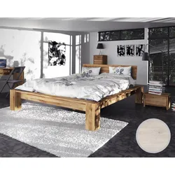 The Beds James Massivholz Bett hoch  – erhältlich in 3 Holzarten und 8 Größen