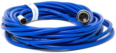 Incase Kondor Blue 25in Mini-XLR Male to XLR Female Audio Cable for Canon C70 and BMPCC 4K/6K - Blue (KB-MINIXLR25)