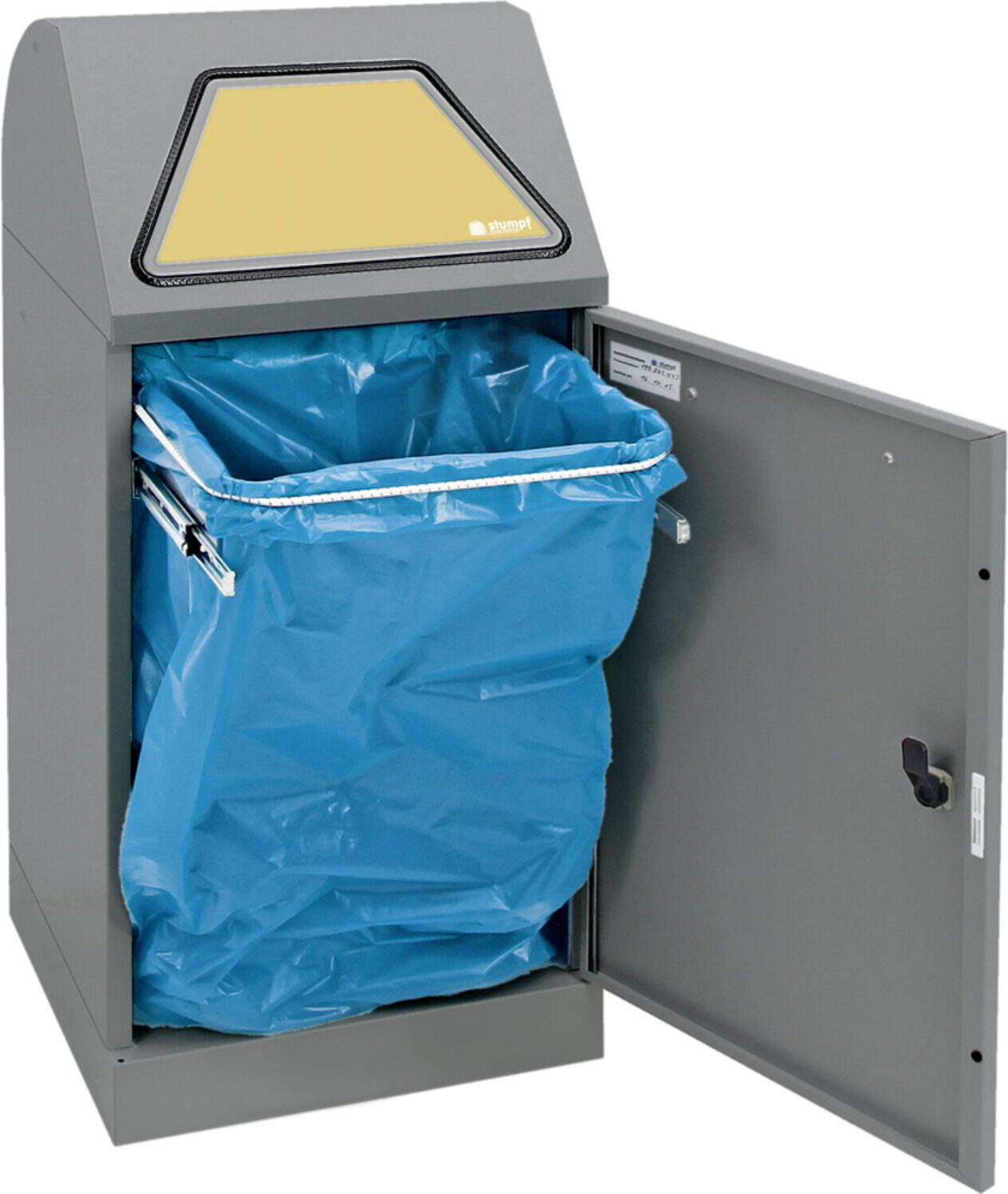 Stumpf Sortsystem Modul-Vario 60, graualu-struktur, ProSlide-System, 60 Liter ; Stumpf Metall (625-060-0-1-100)