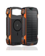 4smarts Solar Powerbank Rugged TitanPack UltiMag 20000mAh schwarz 20.000 mAh 12 V Schwarz Orange (496560)
