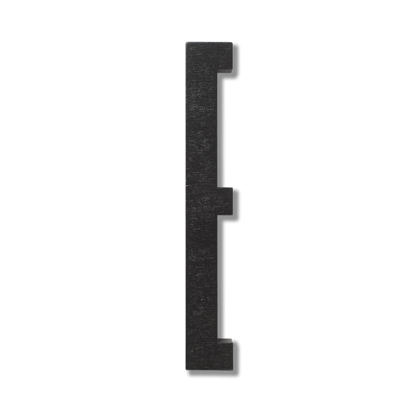 Design Letters Letter E, Zwart
