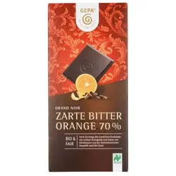 GEPA Grand Noir Zarte Bitter Orange 70% bio