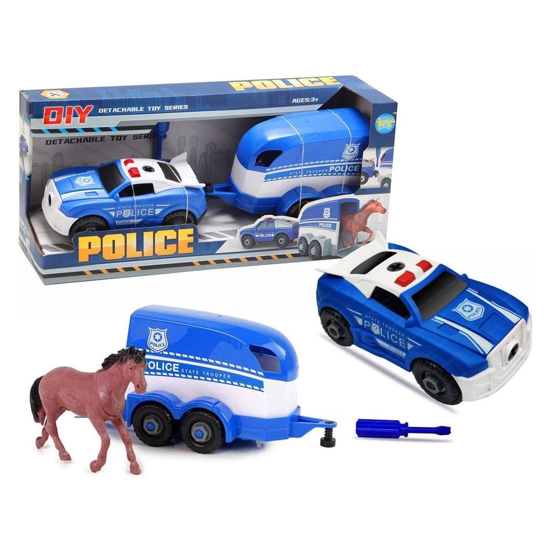 Trifox Polizeiauto mit Anhänger zerlegt (54618973)