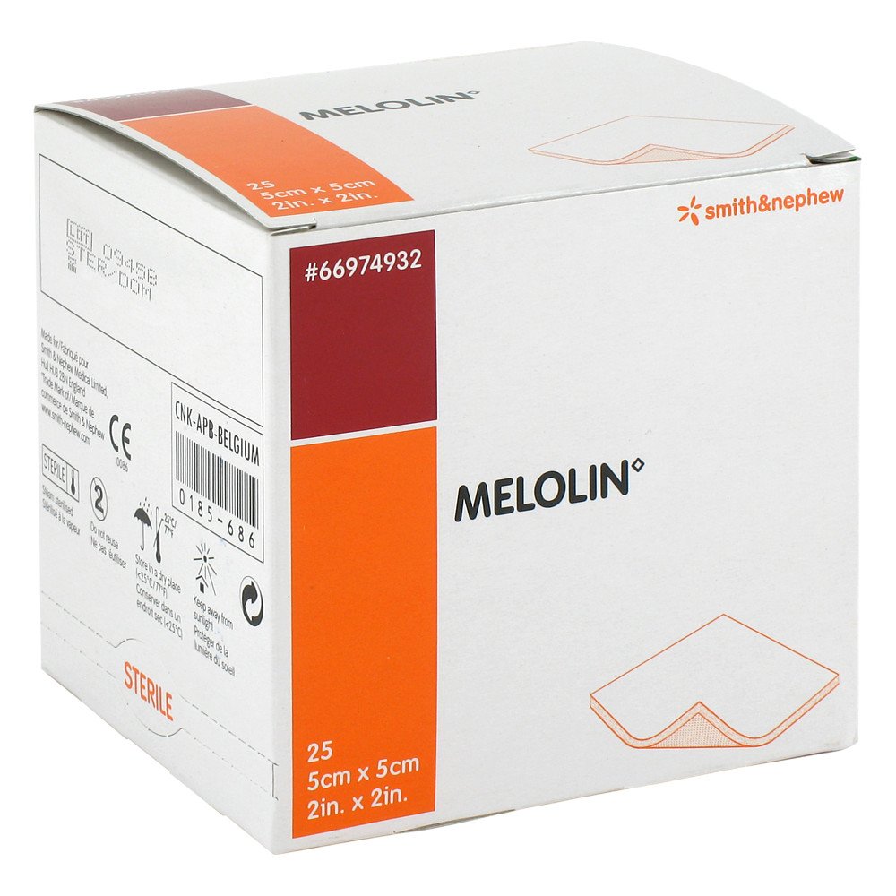 Smith & Nephew GmbH Melolin 5x5cm Wundauflagen steril 03170731