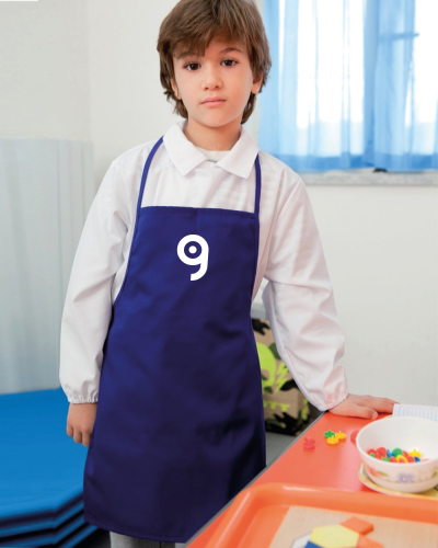 Grembiule bimbo Oeko-Tex 40x50cm, Made in Italy, Personalizzate o neutre GP Italia