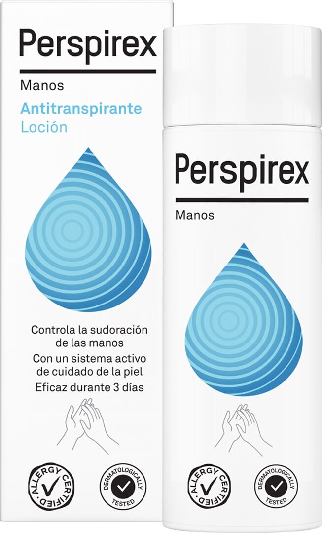 Perspirex Loción de manos antitranspirante 100 ml .