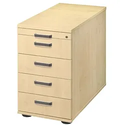 OTTO Office Premium Standcontainer »OTTO Office Line III« mit klassischen Schubladen braun, 43x76x80 cm